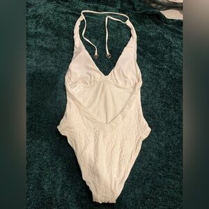 Trina Turk Classic White One Piece Swimsuit